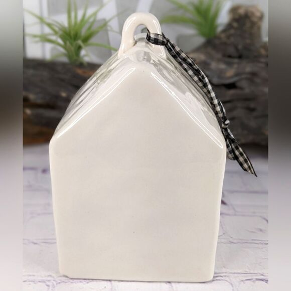 Rae Dunn BABY BIRD Ceramic Birdhouse - Picture 3 of 10